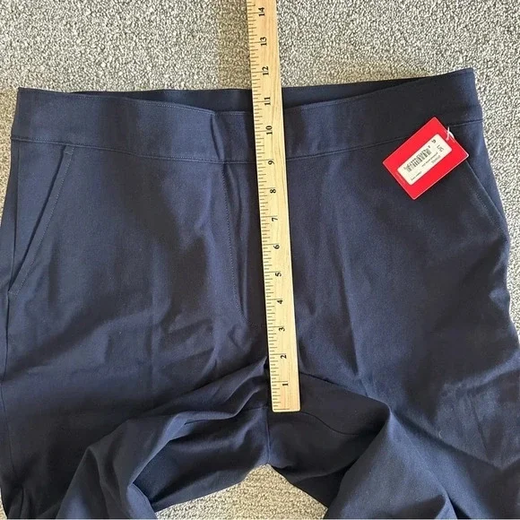 SPANX 20365Q Polished Ankle Slim in Classic Navy Pull-on Shaping Crop Pant Large - Picture 5 of 7